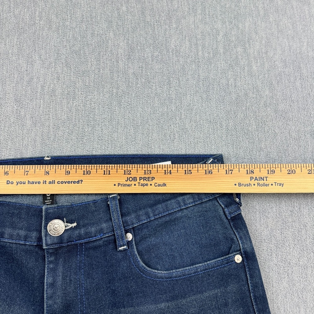 True Religion Jeans Mens 33 Blue Rocco Relaxed Skinny Denim Dark Wash Stretch - Picture 10 of 15